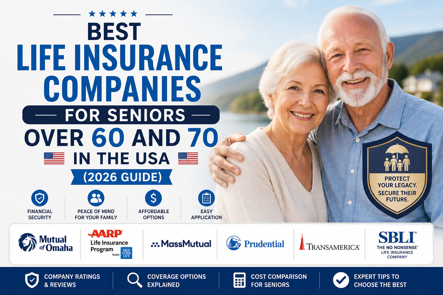 Best Life Insurance Companies for Seniors Over 60 and 70 in the USA (2026 Guide)